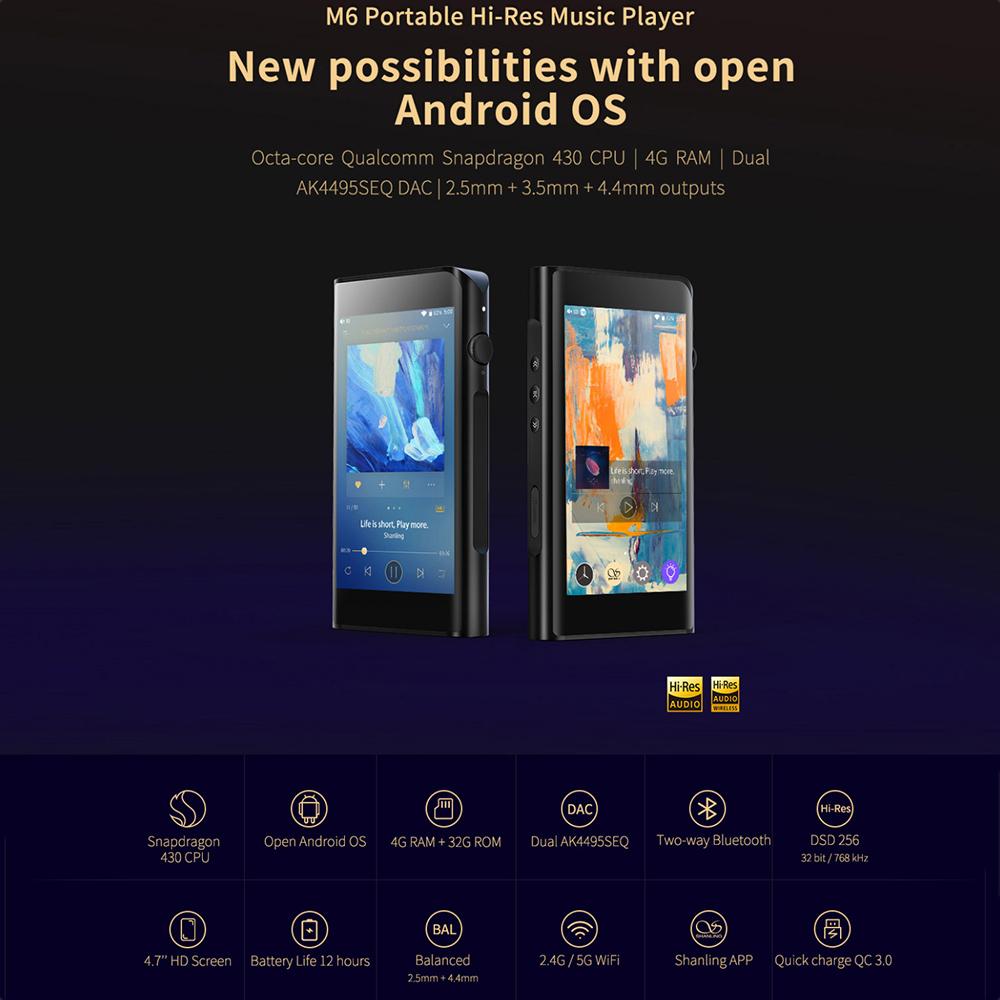 Shanling M6 Ultra - Reproductor Hi-Res - Zococity.es