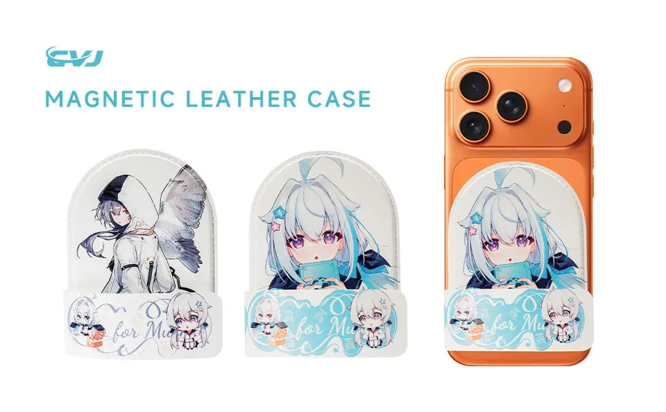 CVJ MAGNETIC LEATHER CASE LILA&HIBIKI