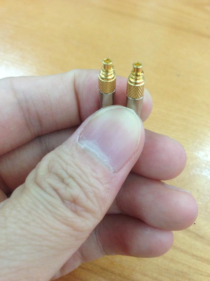 Connectors tai nghe Shure mạ vàng